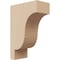 Ekena Millwork 2"W x 4"D x 6"H Classic Newport Rough Cedar Woodgrain TimberThane Corbel, Primed Tan CORUR02X04X06NEWRCPR - alternate 1
